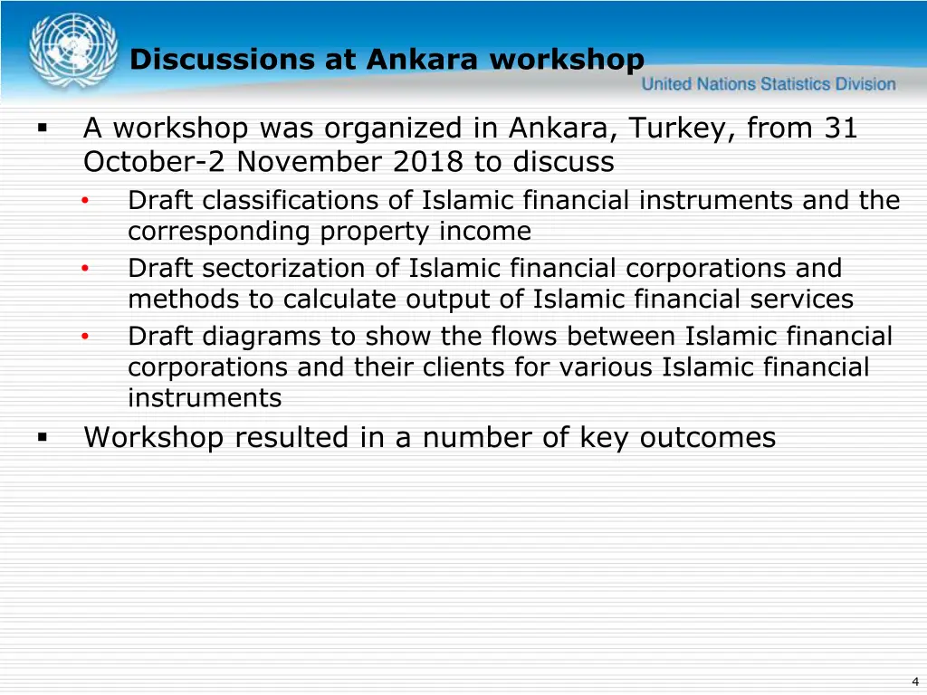 discussions at ankara workshop
