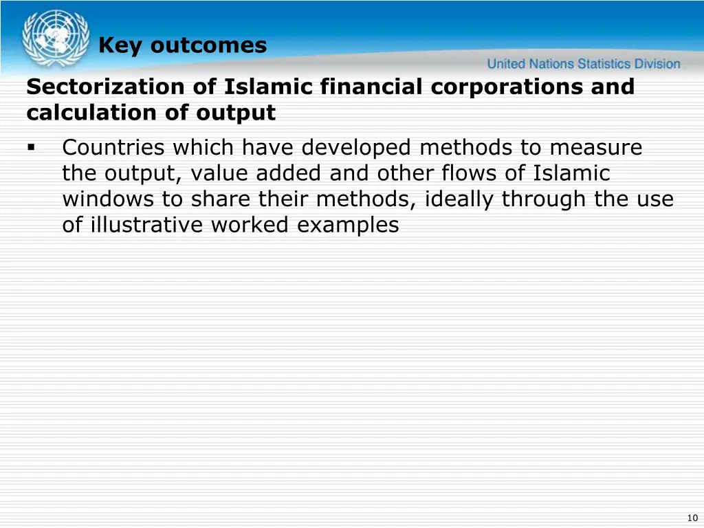 key outcomes 5