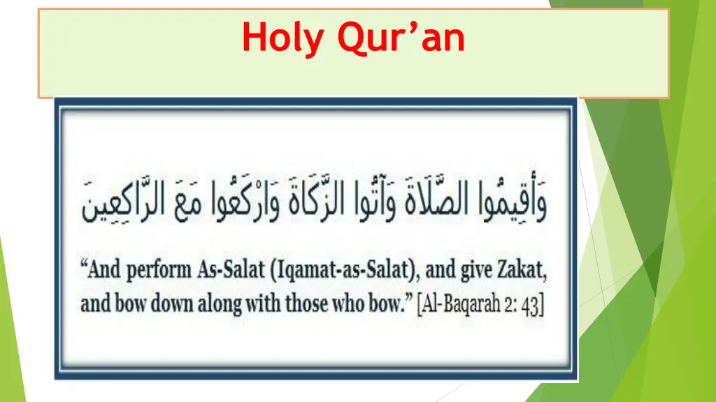 holy qur an