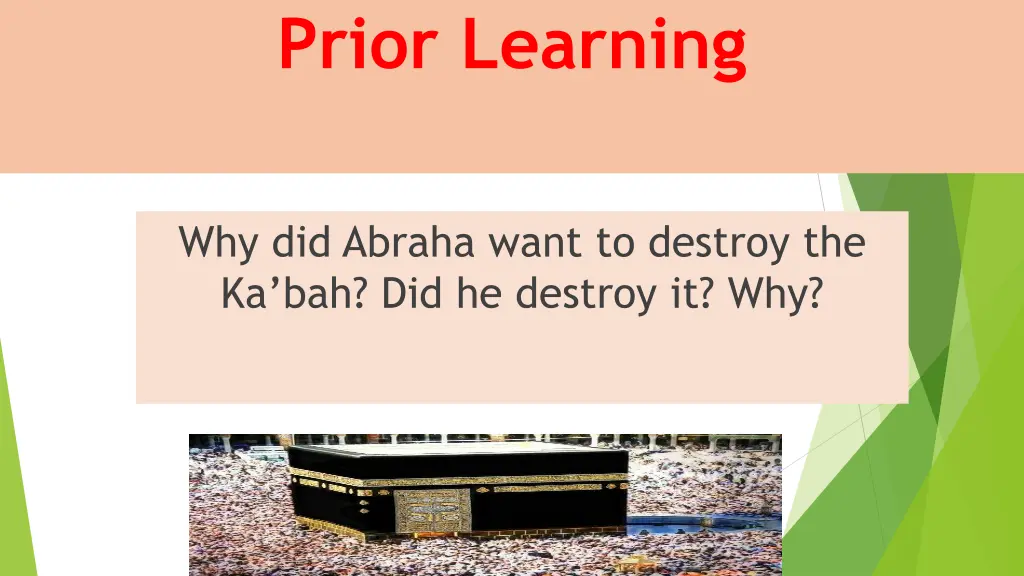 prior learning