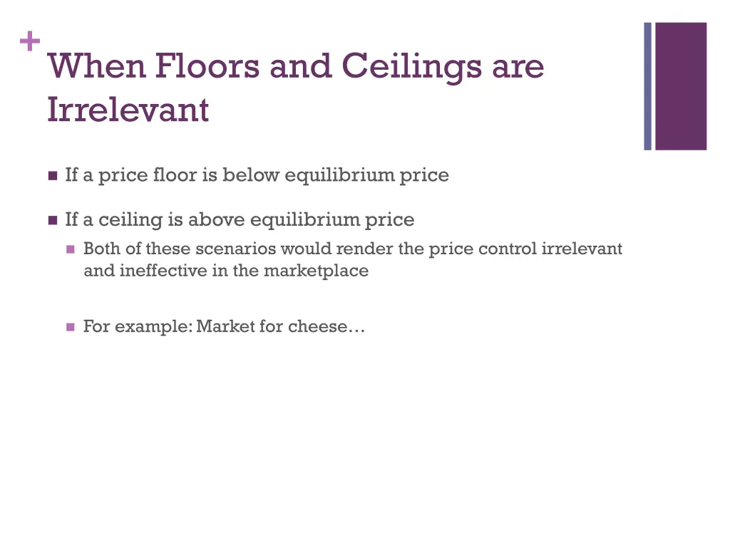 when floors and ceilings are irrelevant