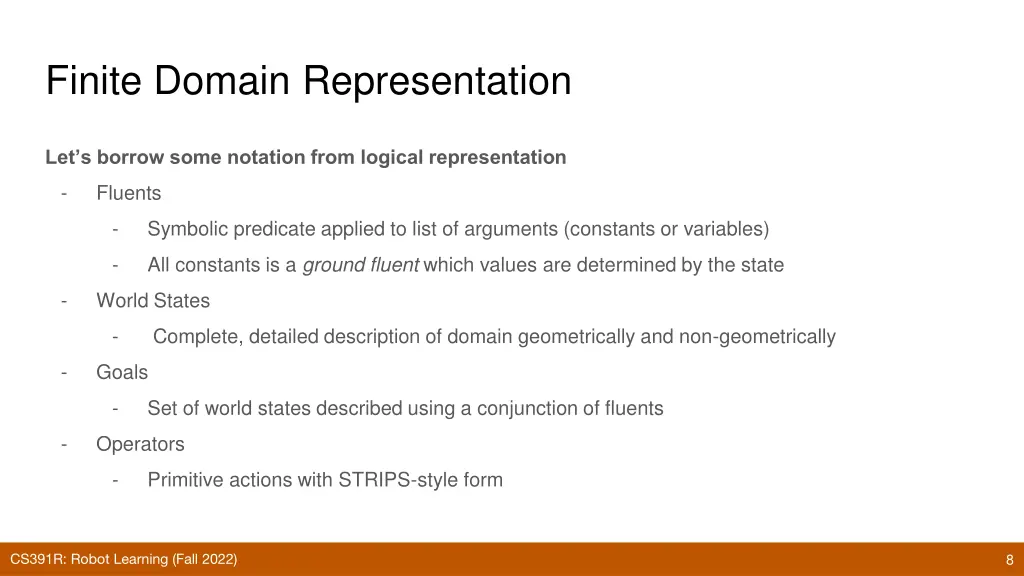 finite domain representation