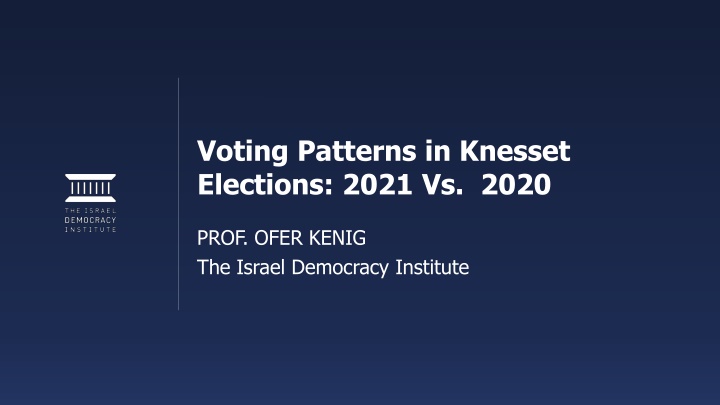 voting patterns in knesset elections 2021 vs 2020