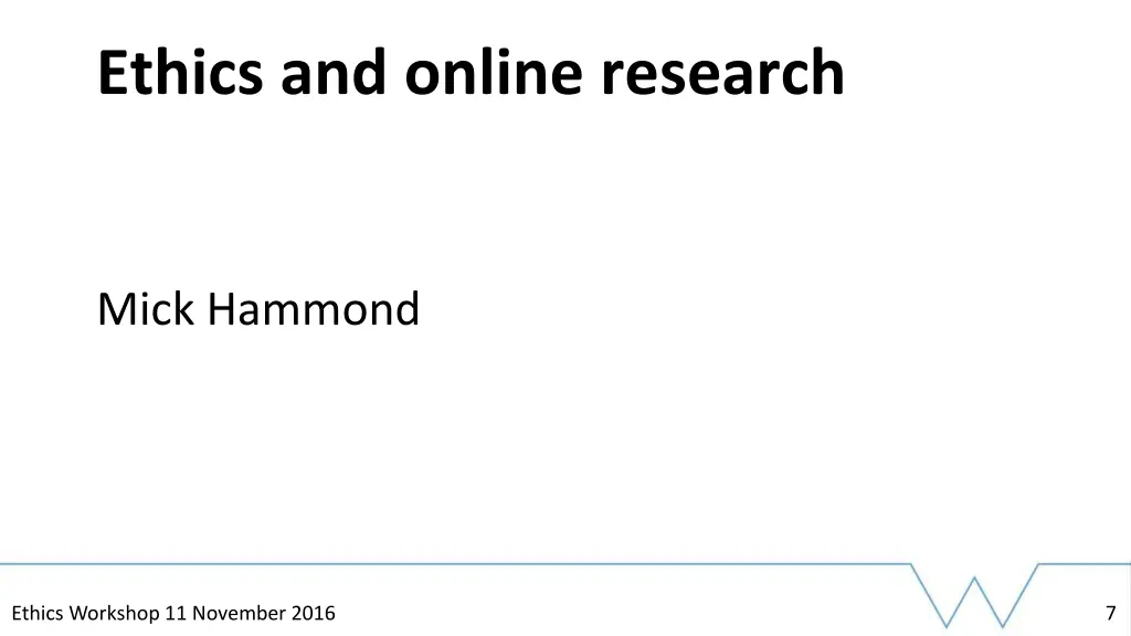 ethics and online research