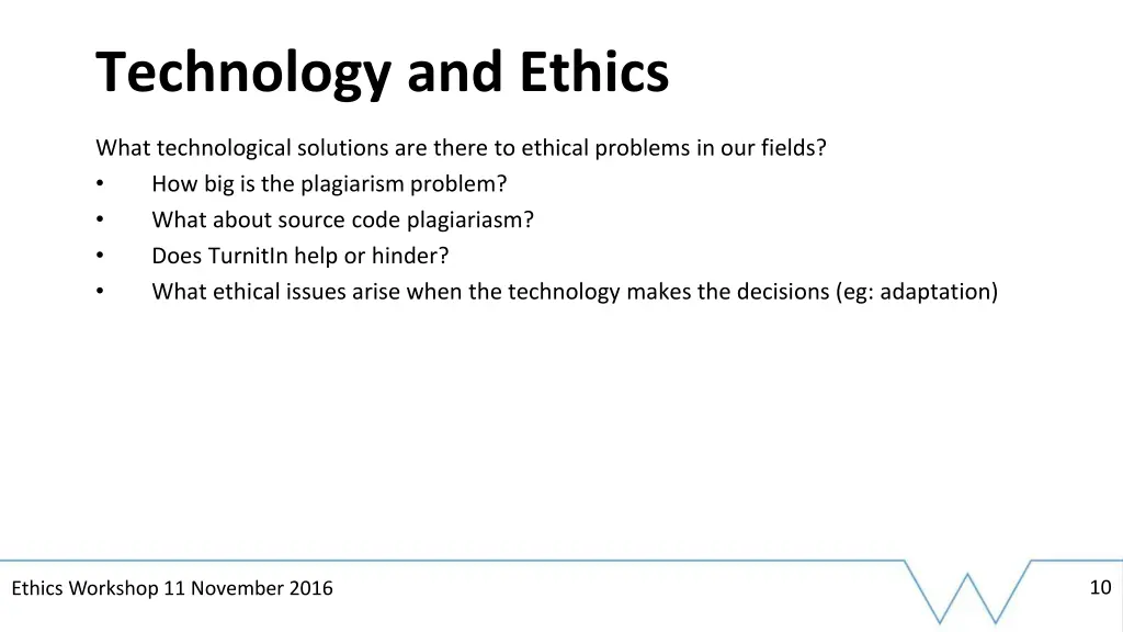 technology and ethics