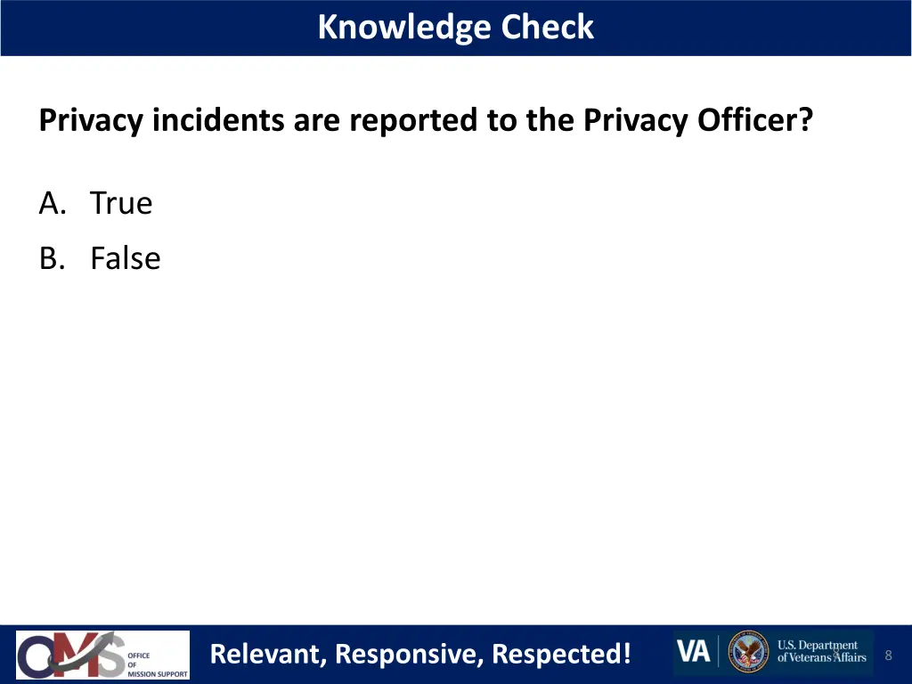 knowledge check 1