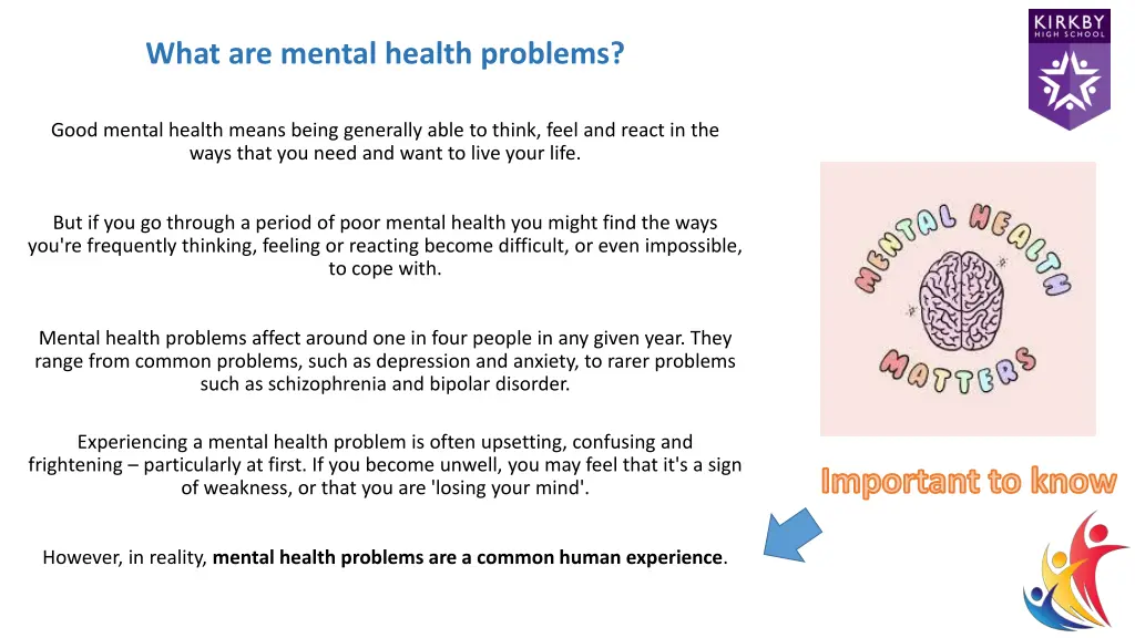 what are mental health problems