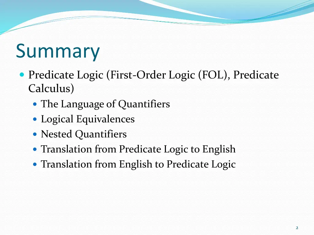 summary