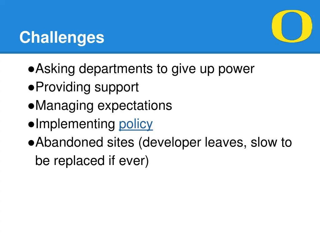 challenges