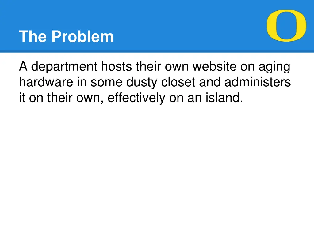 the problem