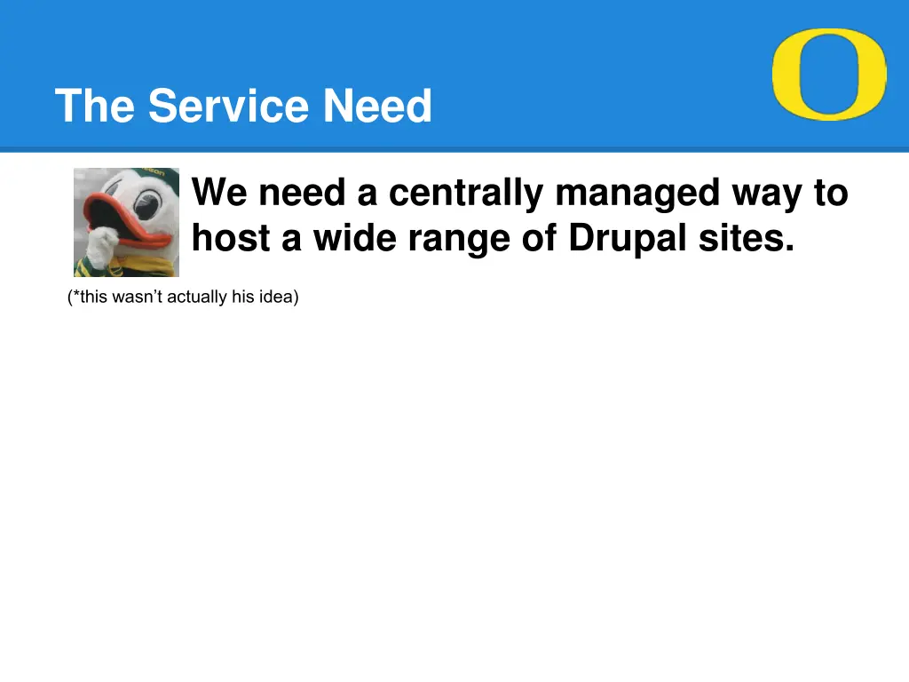 the service need 1