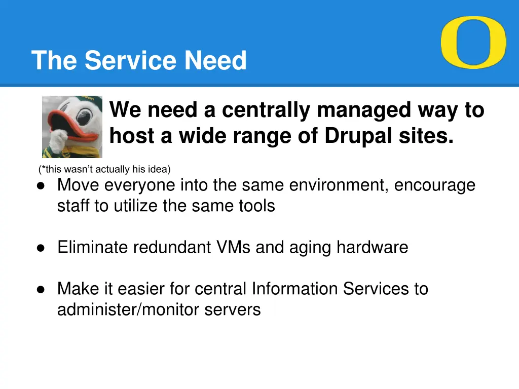 the service need 2