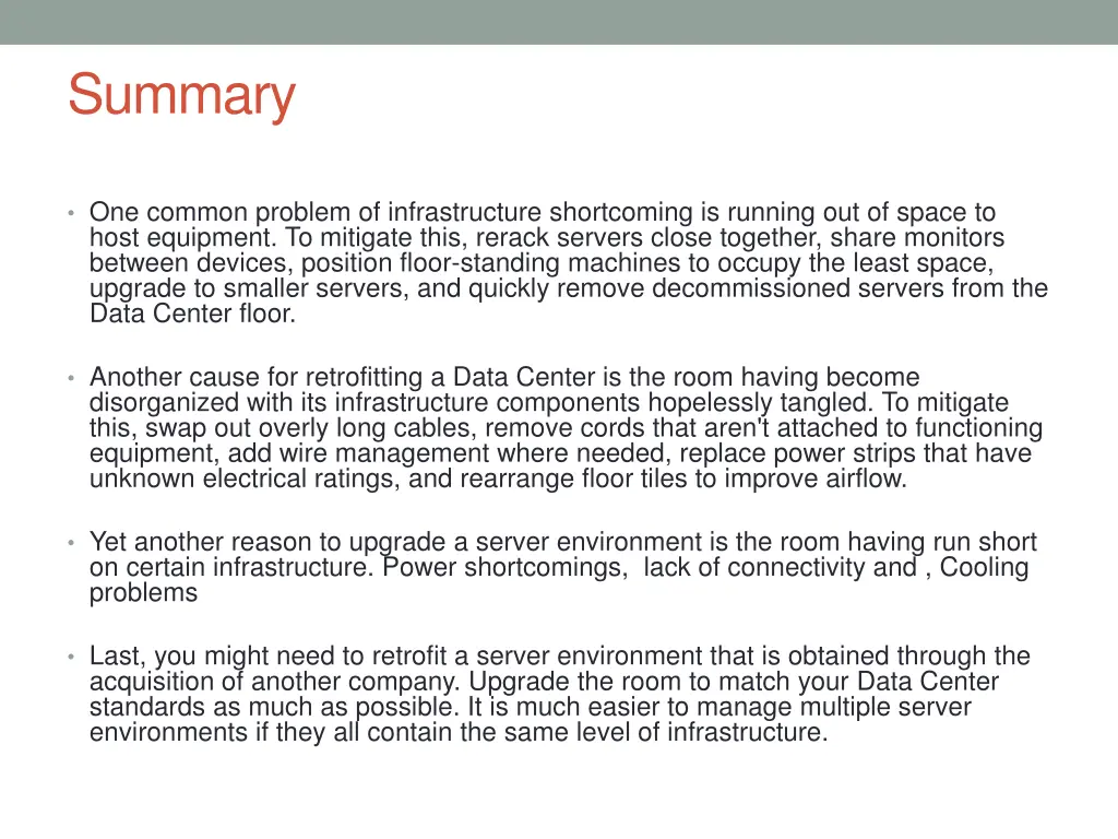 summary