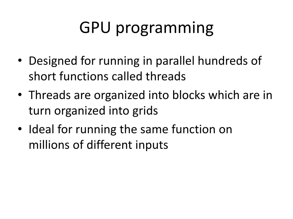 gpu programming 1