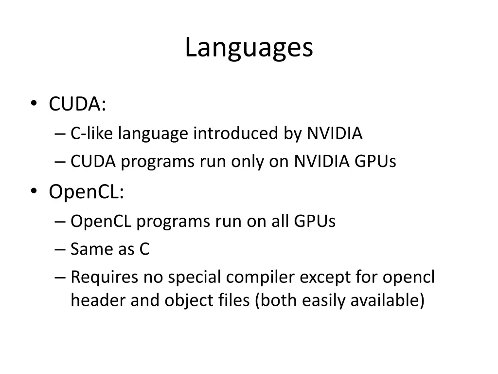 languages