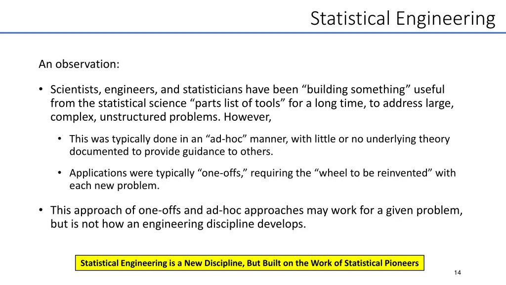 statistical engineering 3