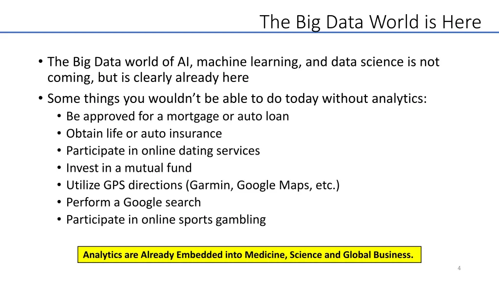 the big data world is here