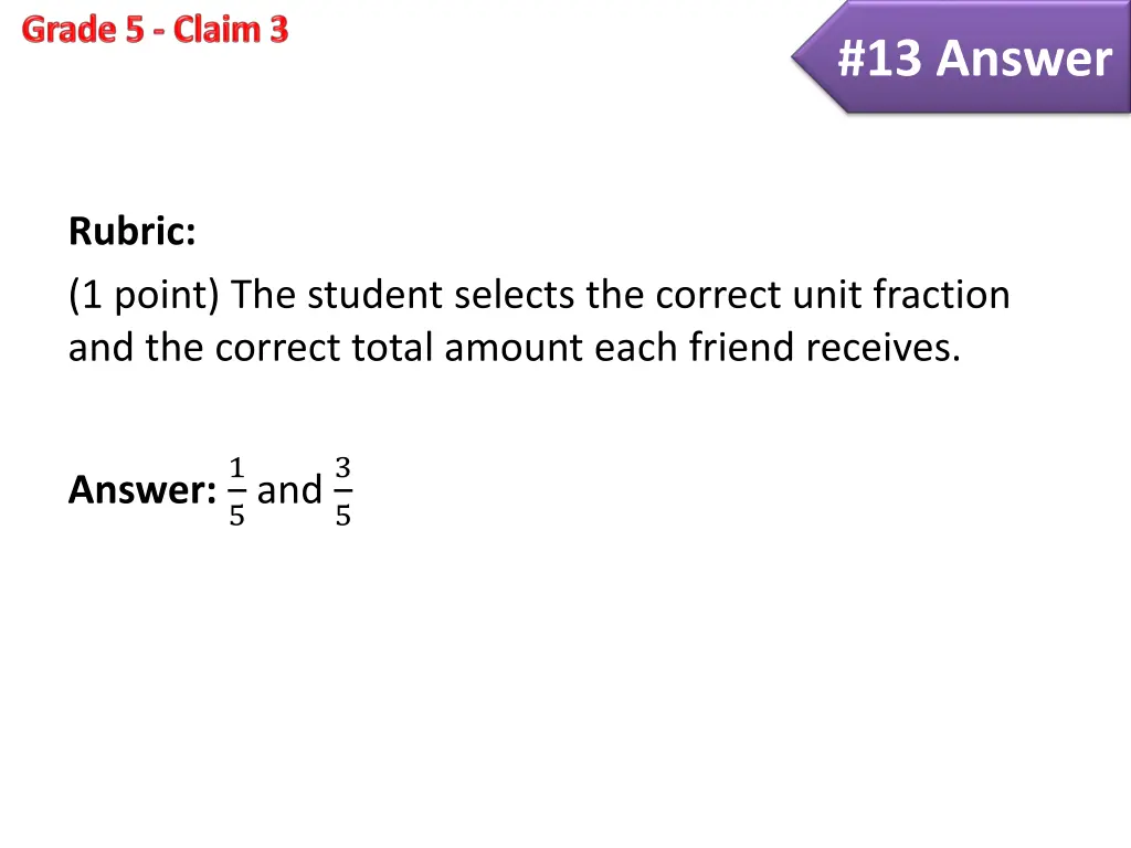 13 answer