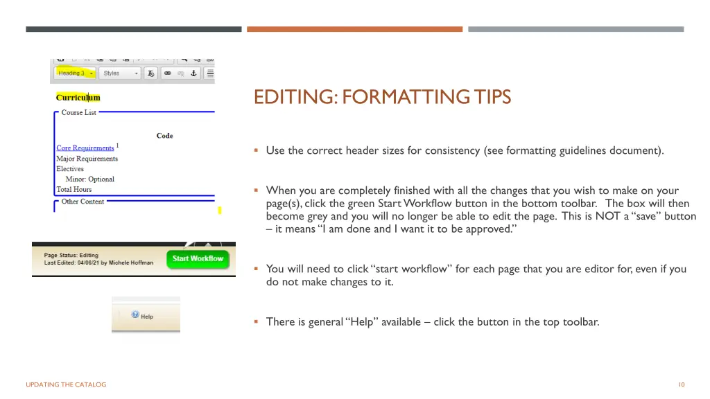 editing formatting tips 1