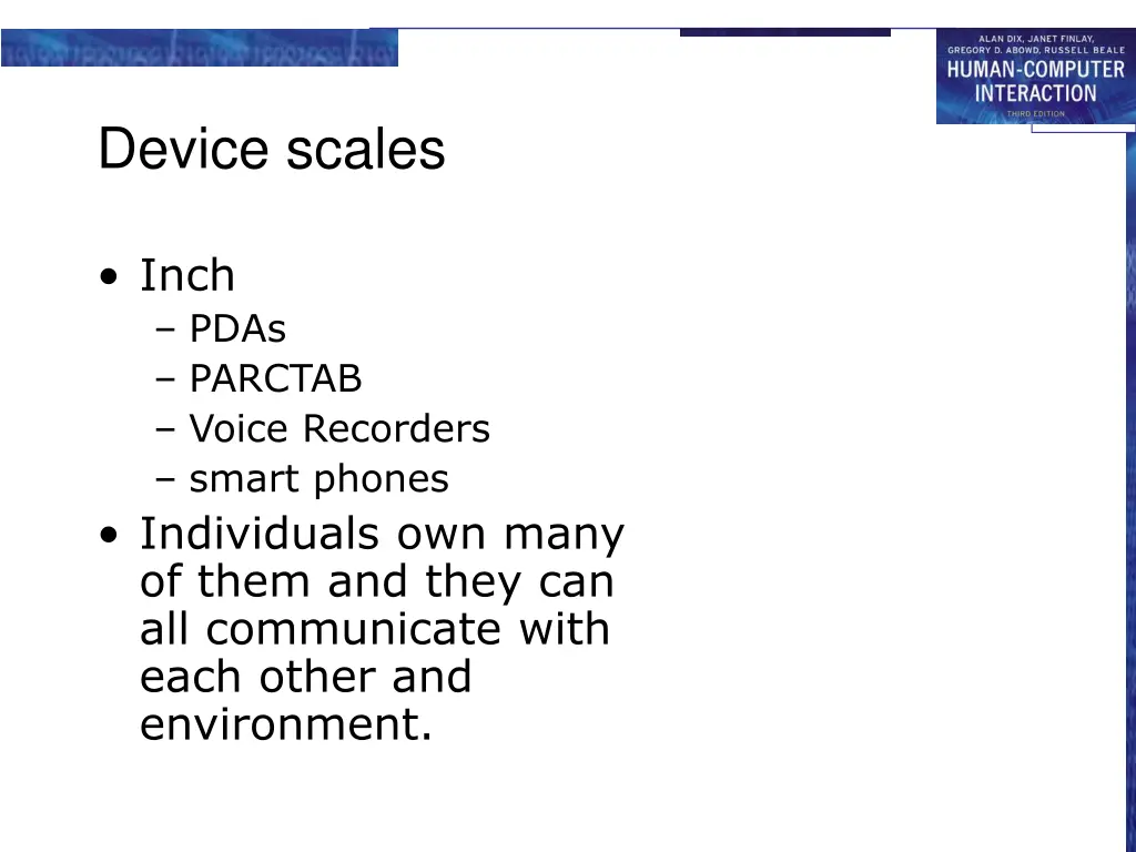 device scales