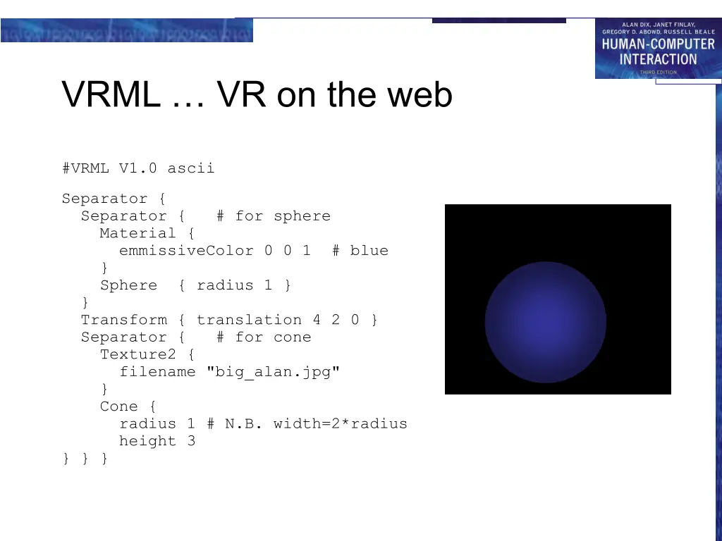 vrml vr on the web