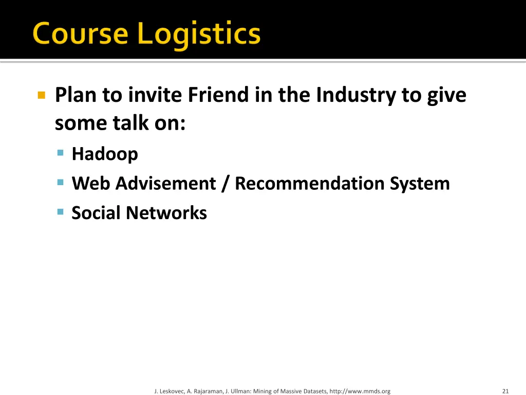 plan to invite friend in the industry to give