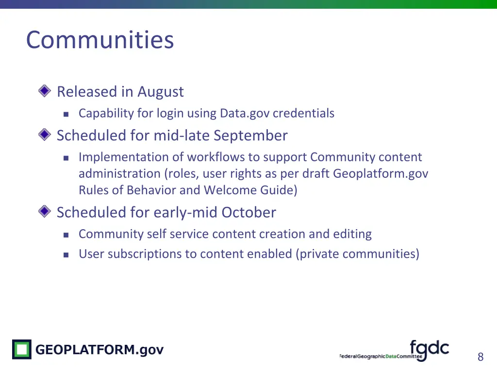 communities