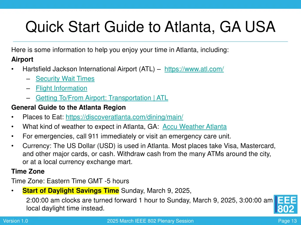 quick start guide to atlanta ga usa