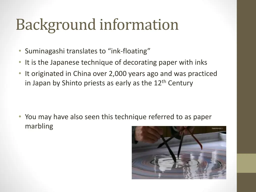 background information