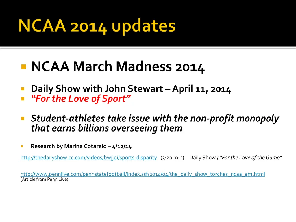 ncaa march madness 2014