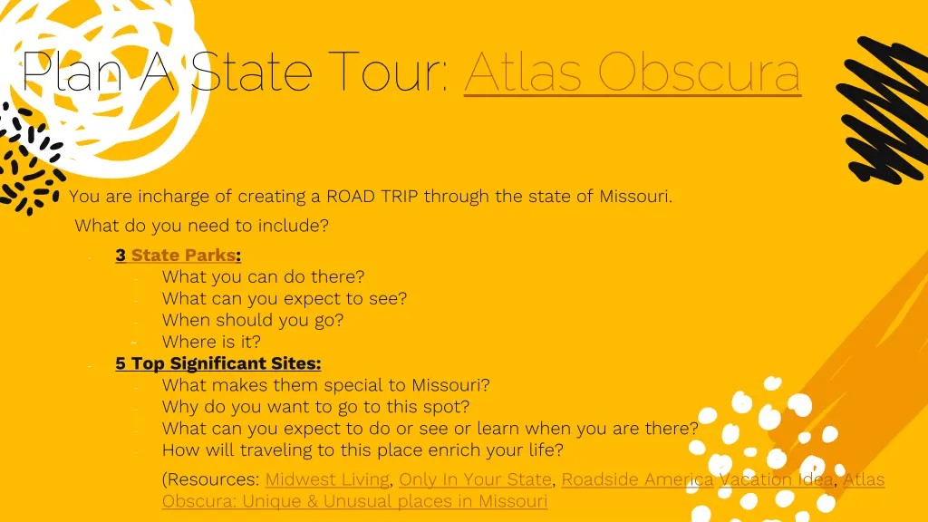 plan a state tour atlas obscura