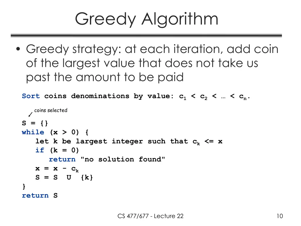 greedy algorithm 1