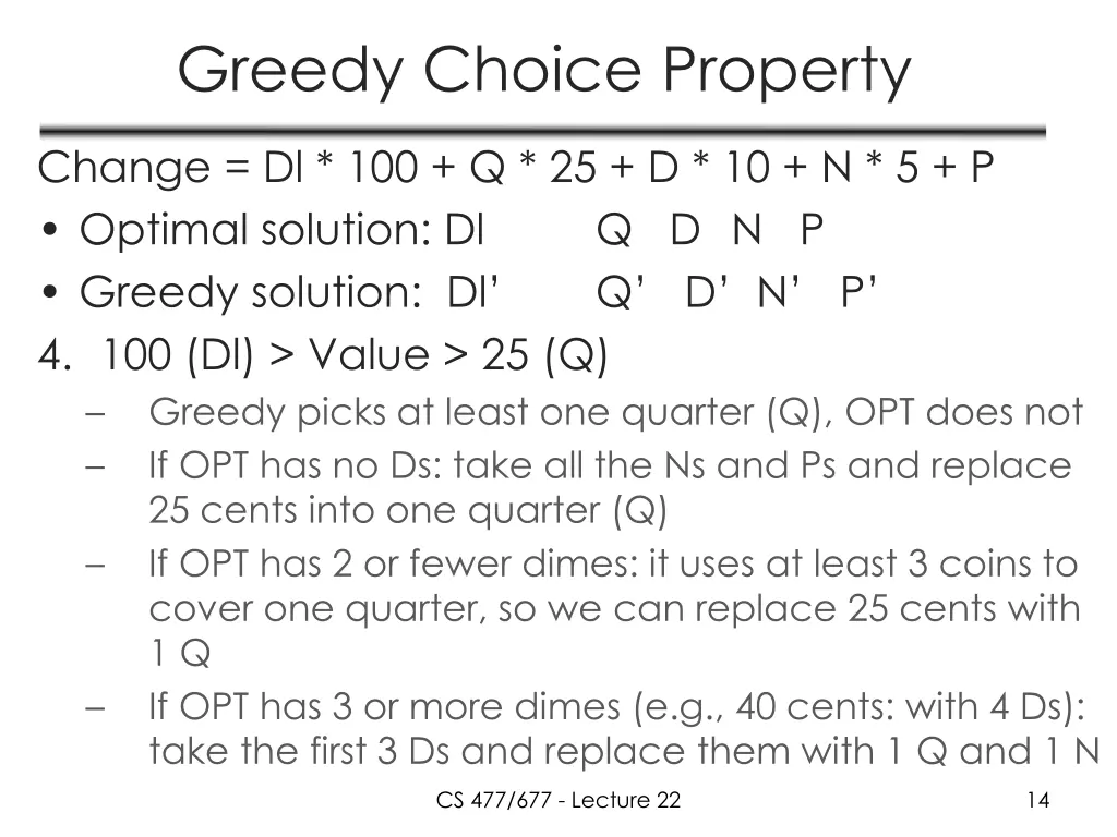 greedy choice property 3
