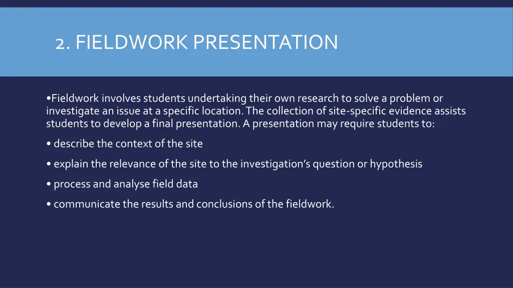 2 fieldwork presentation