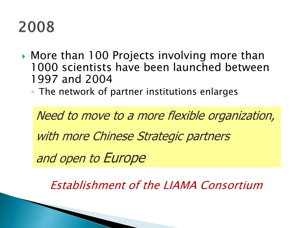 more than 100 projects involving more than 1000