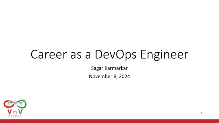 career as a devops engineer