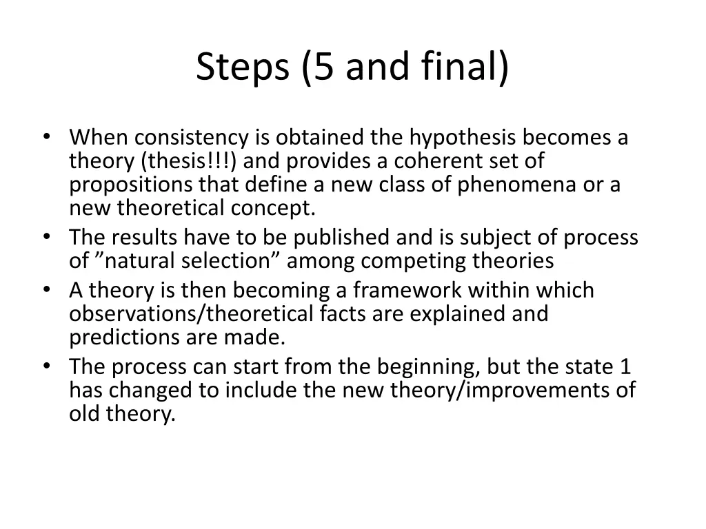 steps 5 and final