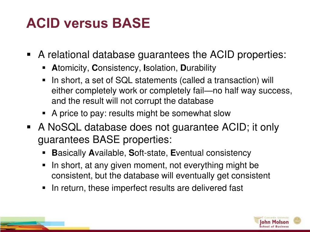 acid versus base