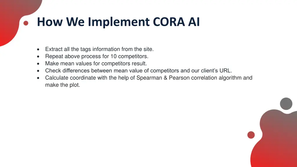 how we implement cora ai