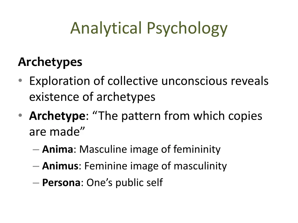 analytical psychology 2