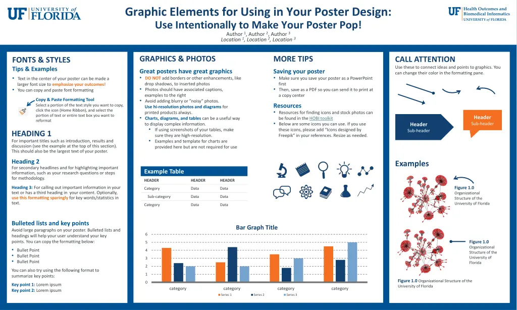 graphic elements for using in your poster design