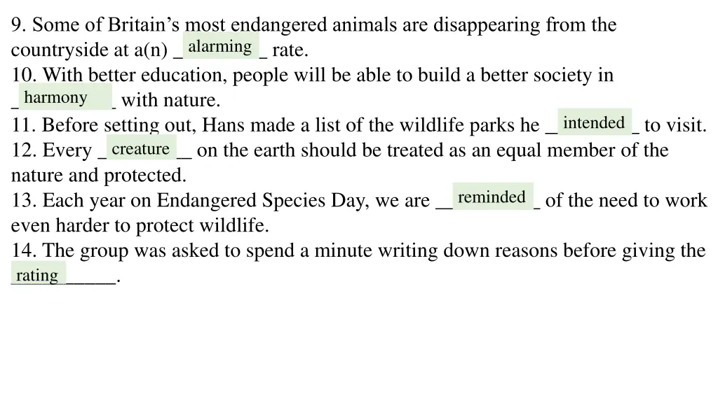 9 some of britain s most endangered animals