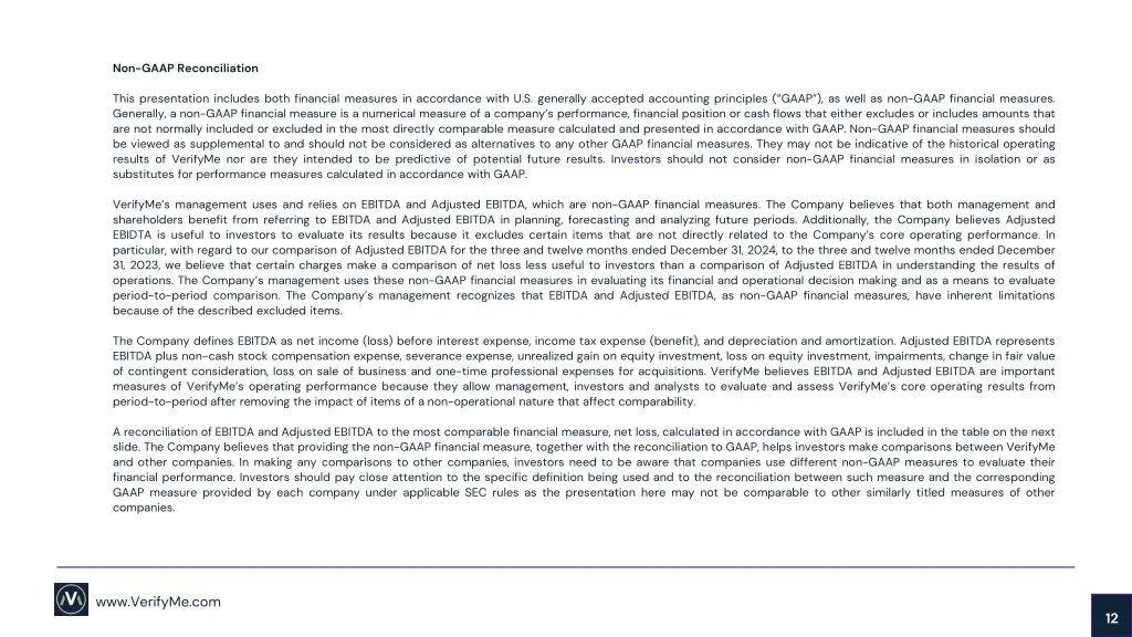 non gaap reconciliation