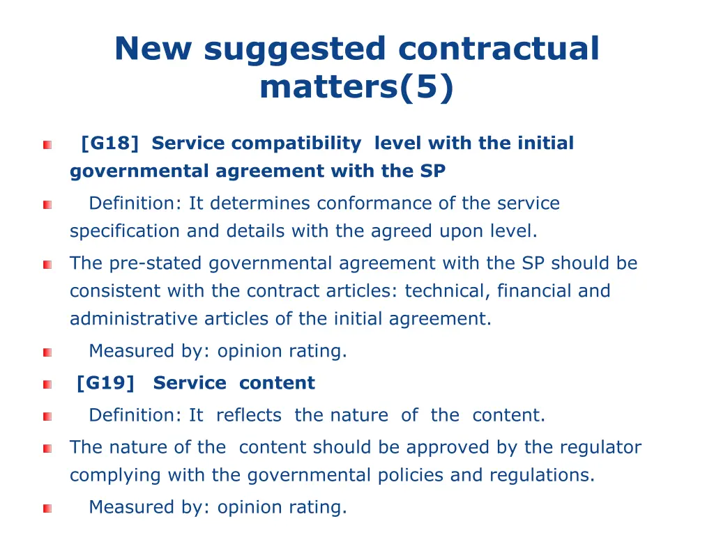 new suggested contractual matters 5