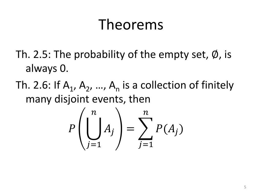 theorems