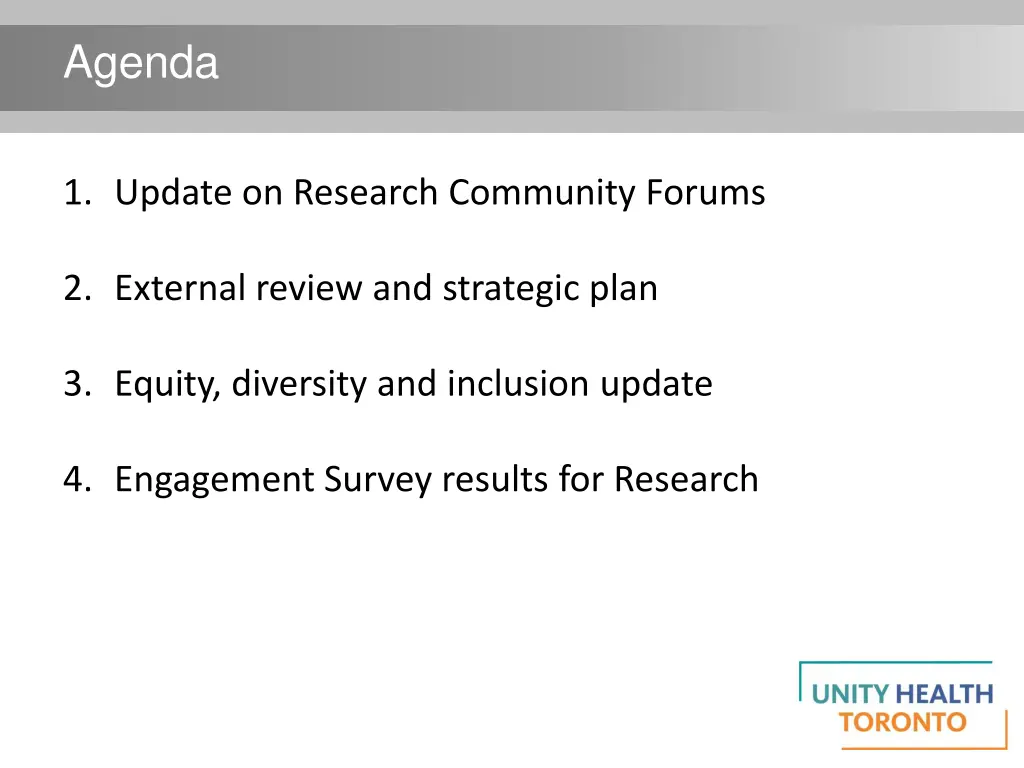 agenda