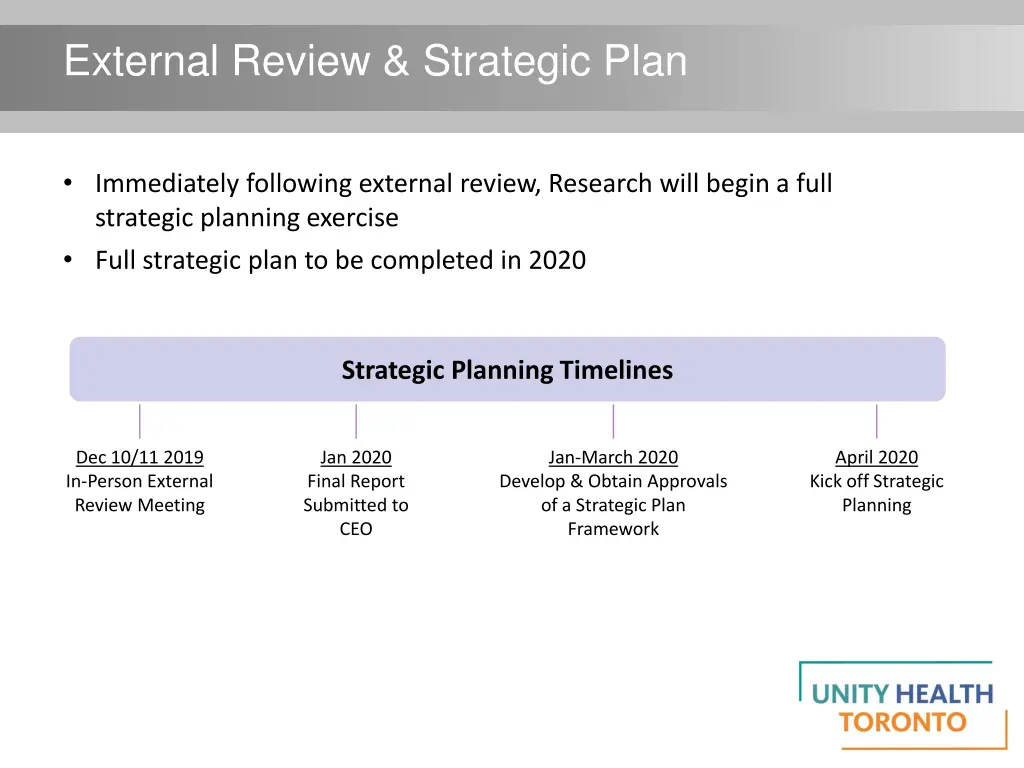 external review strategic plan 2