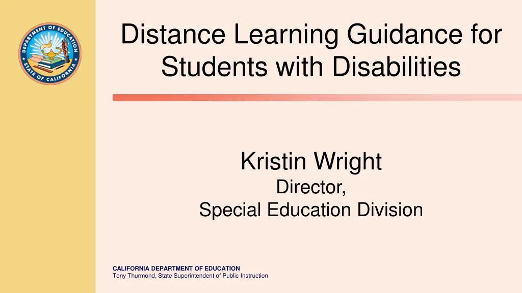 distance learning guidance for students with