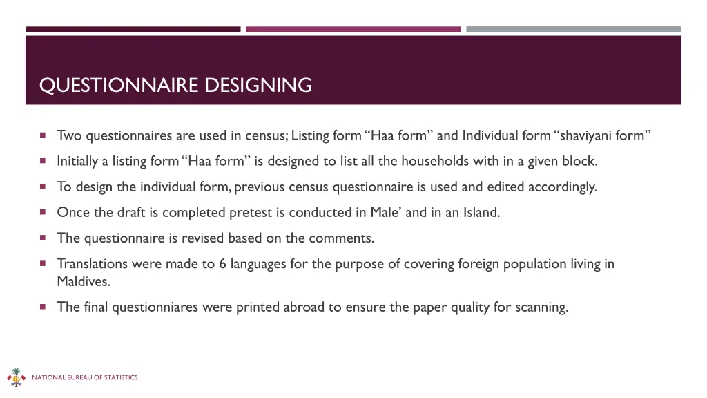 questionnaire designing
