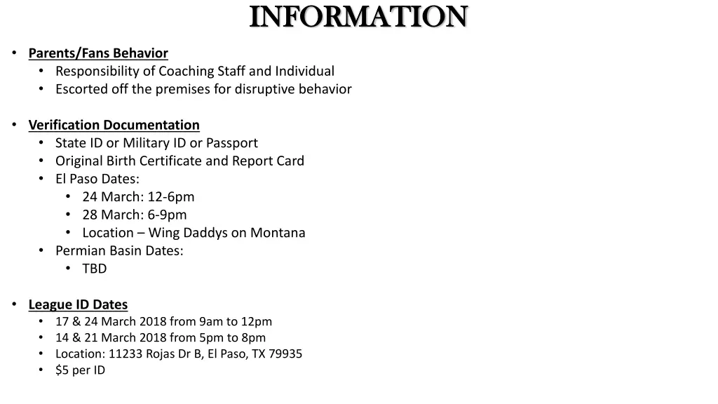 information information